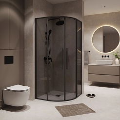 Niagara Душевой уголок Nova 100x100 NG-2827-34BLACK – фотография-3